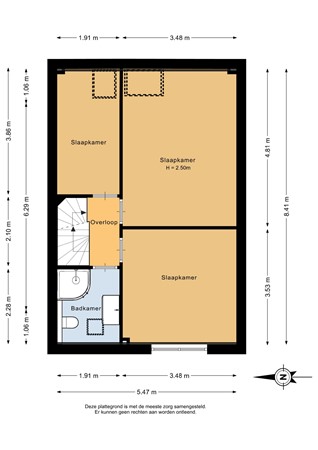 Floorplan - Van Pallandtvliet 21, 2992 WR Barendrecht